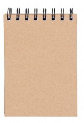 Jegyzetfüzet, spirálozott, A6, vonalas, 80 lap, OFFICE PRODUCTS "Craft"