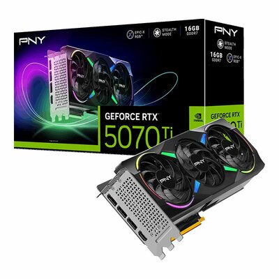 PNY RTX5070TI - ARGB EPIC-X RGB™ Triple Fan - VCG5070T16TFXXPB1