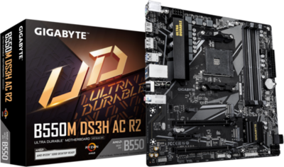 GIGABYTE B550M DS3H AC R2
