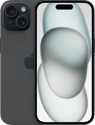 Apple - iPhone 15 256GB - Black - MTP63SX/A