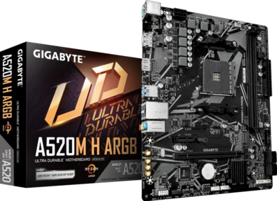GIGABYTE A520M H ARGB