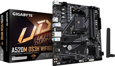 GIGABYTE A520M DS3H WIFI6E