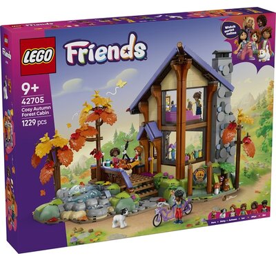 LEGO® Friends Otthonos kabin az őszi erdőben 42705