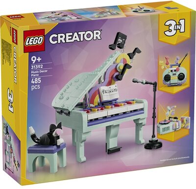 LEGO® Creator Zenés dekoráció cicával 31392