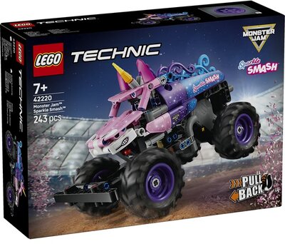 LEGO® Technic Monster Jam™ Sparkle Smash™ - Hátrahúzhatós játék 42220