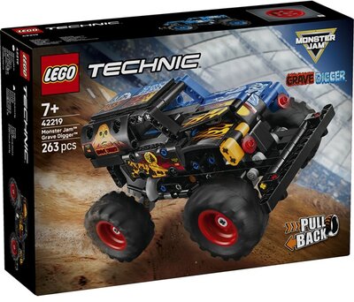 LEGO® Technic Monster Jam™ Grave Digger™ tűz és jég 42219