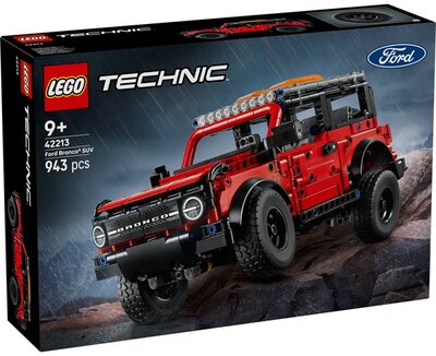 LEGO® Technic Ford Bronco® SUV K autómodell-készlet, STEM-építőjáték 42213