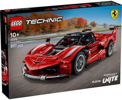 LEGO® Technic Ferrari FXX K autómodell-készlet, STEM-építőjáték 42212