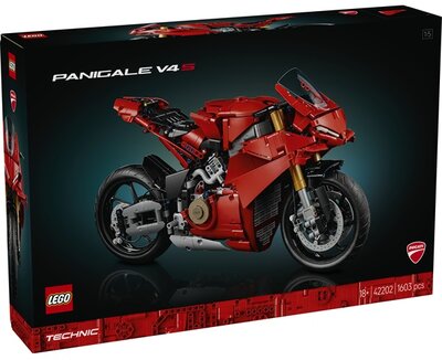 LEGO® Technic Ducati Panigale V4 S motorkerékpár modellépítőszett 42202