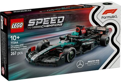 LEGO® Speed Champions Mercedes-AMG F1® W15 versenyautó, játék jármű 77244
