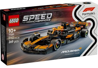 LEGO® Speed Champions McLaren F1® Team MCL38 versenyautó, járműszett 77251