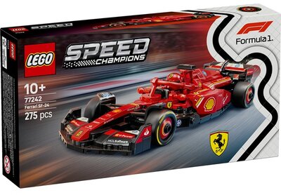 LEGO® Speed Champions Ferrari SF-24 F1® versenyautó, pilótaszett 77242