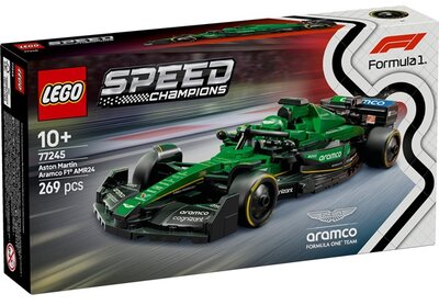 LEGO® Speed Champions Aston Martin Aramco F1® AMR24 versenyautó, járműkészlet 77245