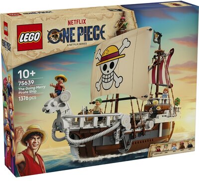 LEGO® ONE PIECE Going Merry kalózhajó, építőjáték és hajókészlet 75639