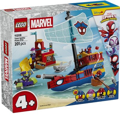 LEGO® | Marvel Póki és csodálatos barátai A pókcsapat kalózhajója 11208