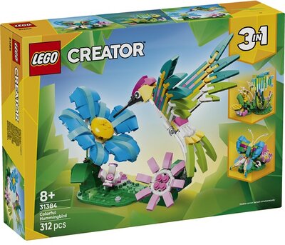 LEGO® Creator 3 az 1-ben Vadállatok: Színpompás kolibri, dekoráció 31384