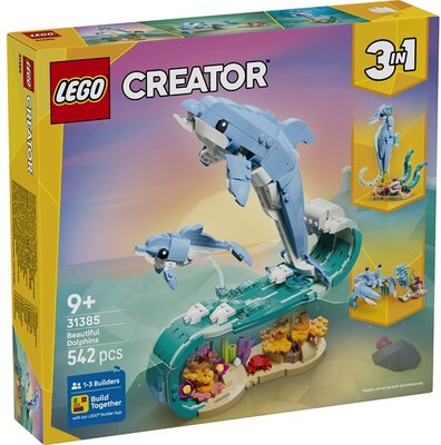 LEGO® Creator 3 az 1-ben Tengeri állatok: Csodálatos delfinek 31385