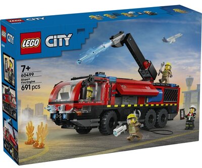 LEGO® City Repülőtéri tűzoltóautó - Játék teherautó-építőkészlet 60499