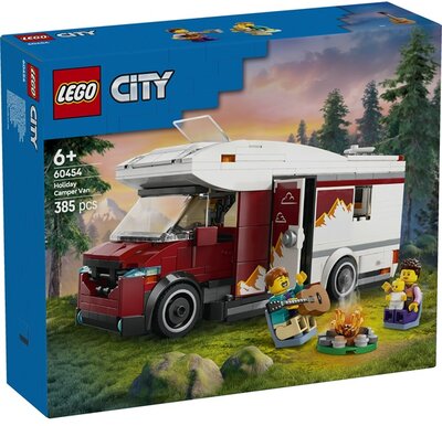 LEGO® City Lakóautó a kalandos nyaraláshoz, játék járművet tartalmazó szett 60454