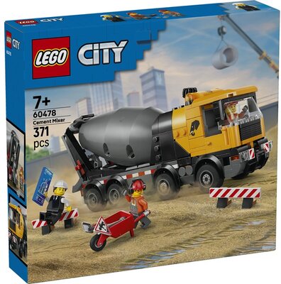 LEGO® City Betonkeverő teherautó építőjáték gyerekeknek 60478