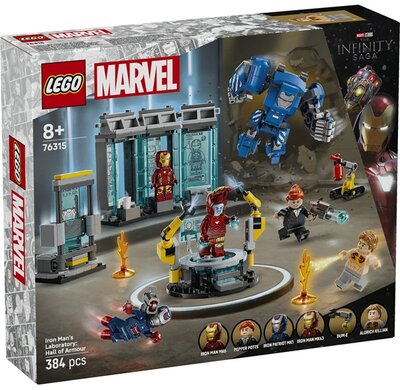 LEGO® | Marvel A Vasember laboratóriuma: páncélcsarnok minifigurákkal 76315
