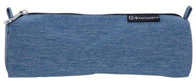 Tolltartó, cipzáras, EXACOMPTA "Denim 500", vegyes színek