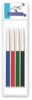 Filctoll készlet, GRANIT "FL04", 4 különböző szín, (4 db)