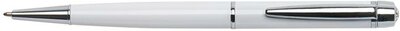 Golyóstoll, fehér "Lille Pen", fehér SWAROVSKI® kristállyal, 14cm, ART CRYSTELLA®