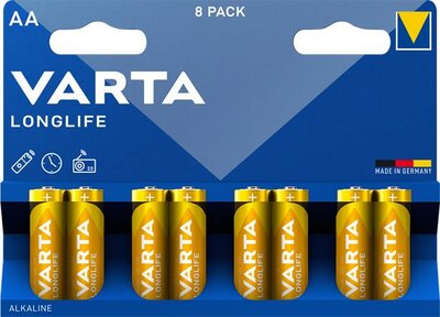 Elem, AA ceruza, 8 db, VARTA "Longlife", (8 db)