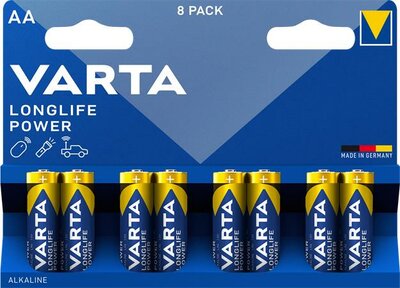 Elem, AA ceruza, 8 db, VARTA "Longlife Power", (8 db)