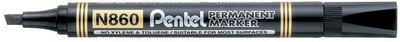 Alkoholos marker, 0,6-4,5 mm, vágott, PENTEL "N860", fekete