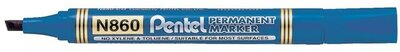 Alkoholos marker, 0,6-4,5 mm, vágott, PENTEL "N860", kék