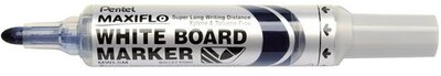 Táblamarker, 2,5 mm, kúpos, PENTEL "Maxiflo MWL5M", kék