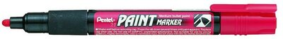 Lakkmarker, 2 mm, kúpos, PENTEL "MMP20", piros