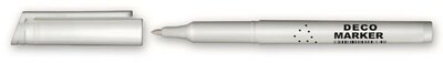 Dekormarker, 1 mm, kúpos, GRANIT "M850", fehér