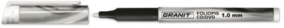 Alkoholos marker, OHP, 1 mm, GRANIT "M859", fehér, (20 db)