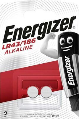 Gombelem, LR43 / 186, 2 db, ENERGIZER, (2 db)