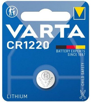 Gombelem, CR1220, 1 db, VARTA