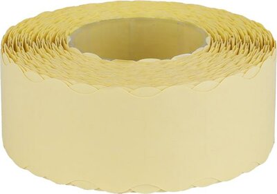 Árazószalag, 22x12 mm, citrom, (10 tek)