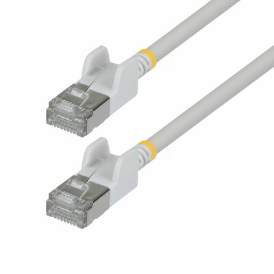 Startech - 50 cm-es fehér, ultravékony Cat6a Ethernet kábel - N6APATSTP34WHS50CM