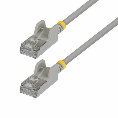 Startech - 15 cm-es szürke, ultravékony Cat6a Ethernet kábel - N6APATSTP34GRS15CM