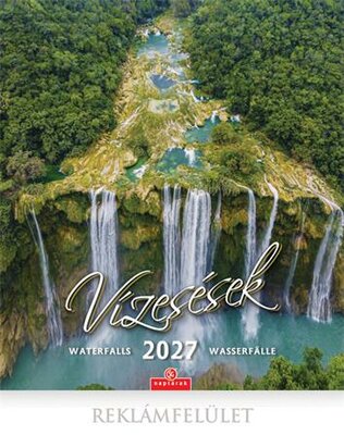 Naptár, fali, CSG "Vízesések"