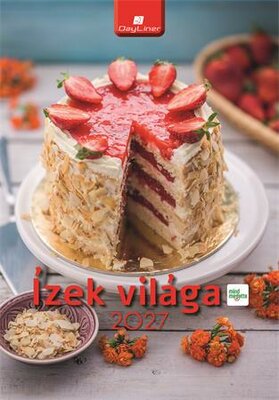 Naptár, fali, DAYLINER "Ízek világa - Mindmegette"
