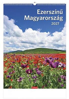 Naptár, fali, TOPTIMER, "Ezerszínű Magyarország"
