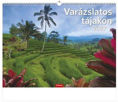 Naptár, fali, TOPTIMER, "Varázslatos tájakon"