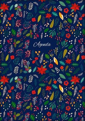 Naptár, tervező, A5, heti, DAYLINER, "Colors", Folk