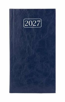 Zsebnaptár, álló elrendezésű, VICTORIA OFFICE "Chrono", sötétkék (2027 évi)