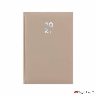 Naptár, tervező, A5, heti, DAYLINER, "Pannon", natúr