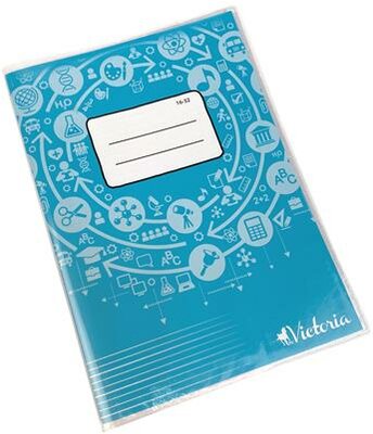 Füzetborító, A5, PVC, 90 mikronos, víztiszta, COOL BY VICTORIA, (10 db)