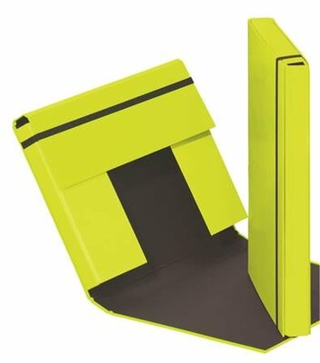 Füzetbox, A4, 40 mm, karton, PAGNA "Trend", lime zöld
